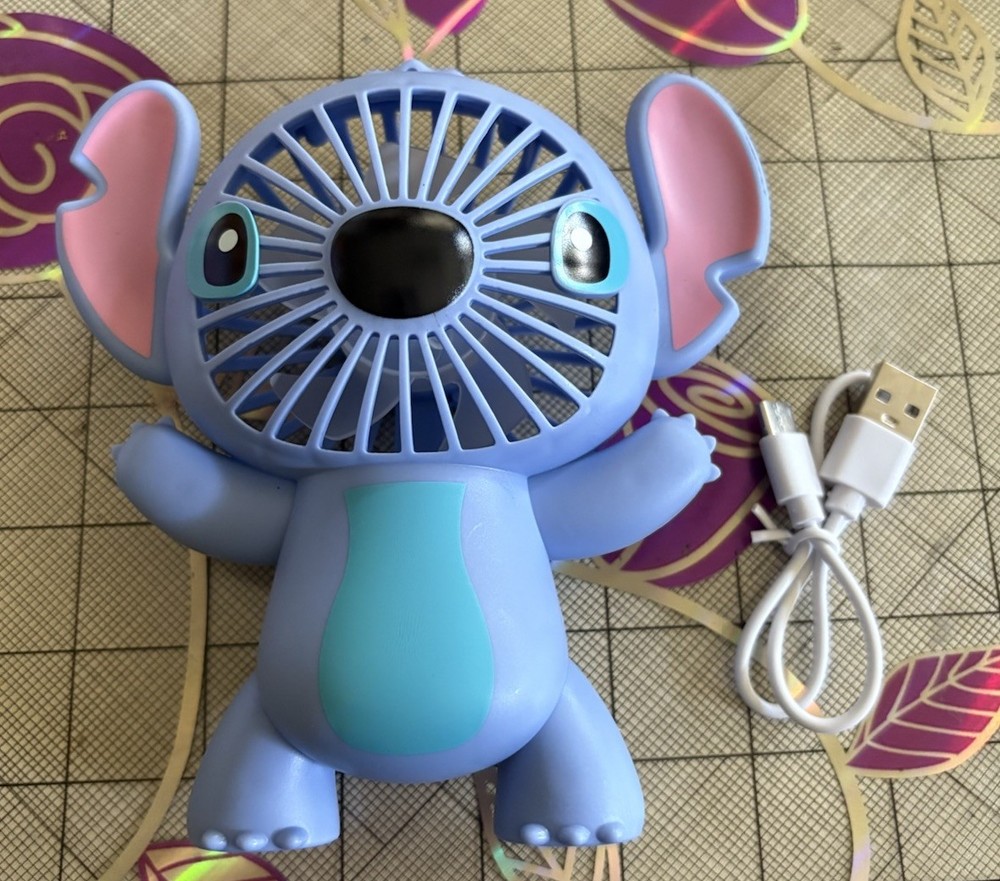 Stitch Portable & Rechargeable Fan (SHIP FROM US)