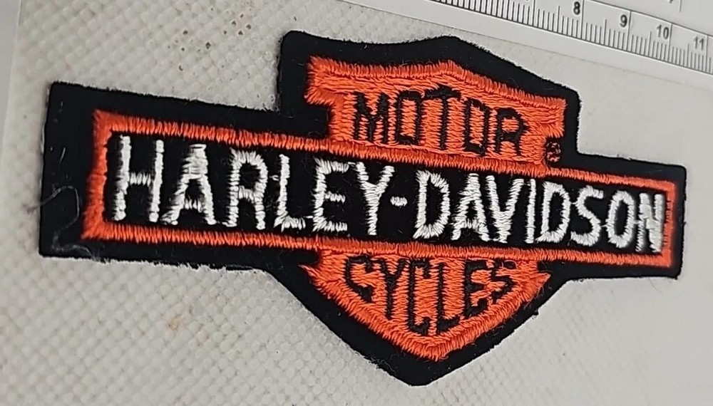 harley davidson 4" X 2" Patch Logo motorcycle biker vest patch