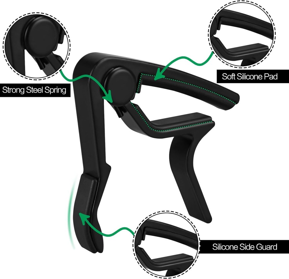 Guitar Capo Tuner Set, Accessories, Including 1 Set