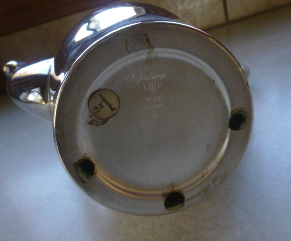 Gorham Paul Revere Silverplate Coffee & Tea Service 5 Piece Set