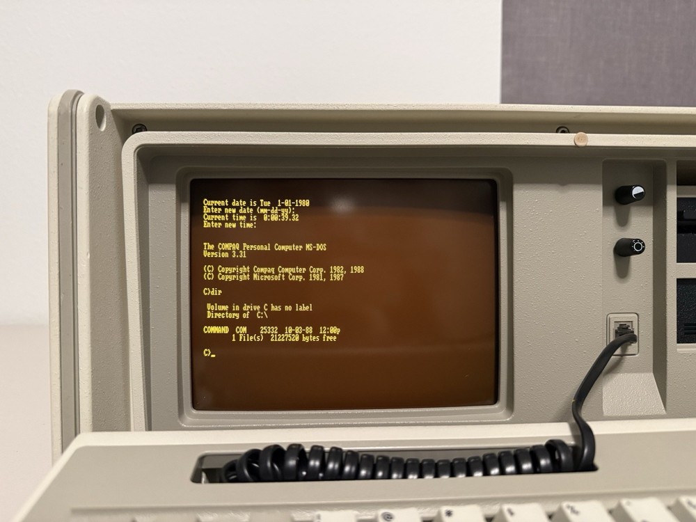 IBM Portable Personal Computer Model 5155 Vintage Fully Restored With READ