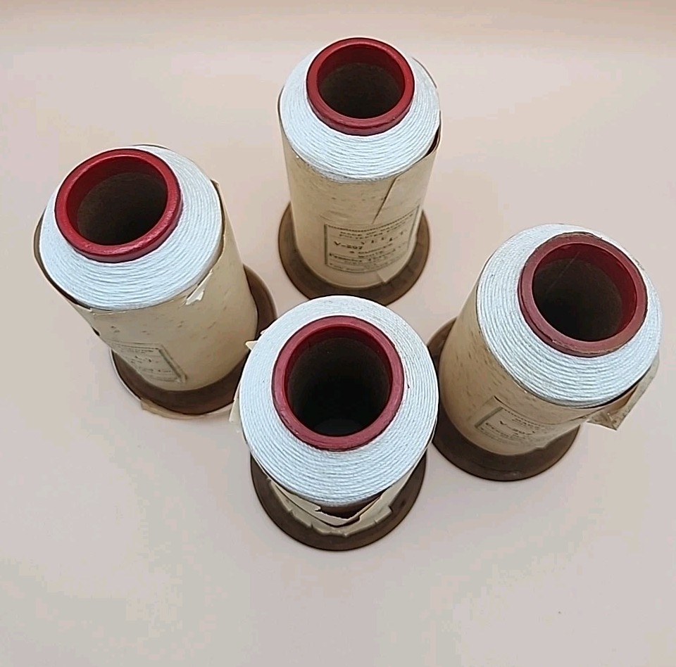 1 Spool - White 1/4lb Dacron Bowstring Material Long Bow String Made In USA NOS