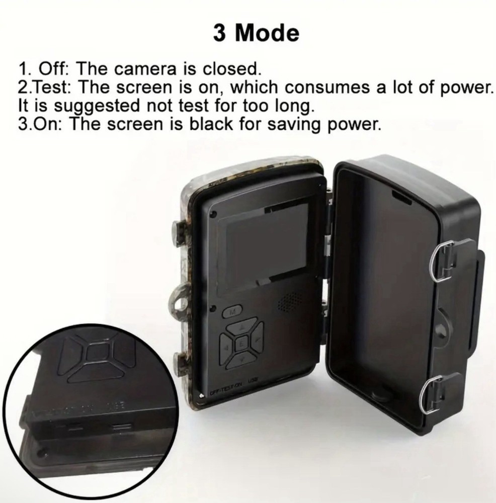 Trail Camera with Night Vision Motion Sensor Hunting Game Camera