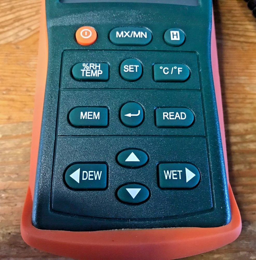Extech EasyView 25 Hygro Thermometer Data Logger with Case Easy View