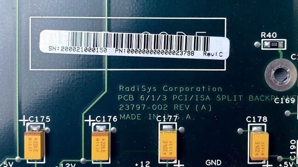 RadiSys 23797-002 Backplane