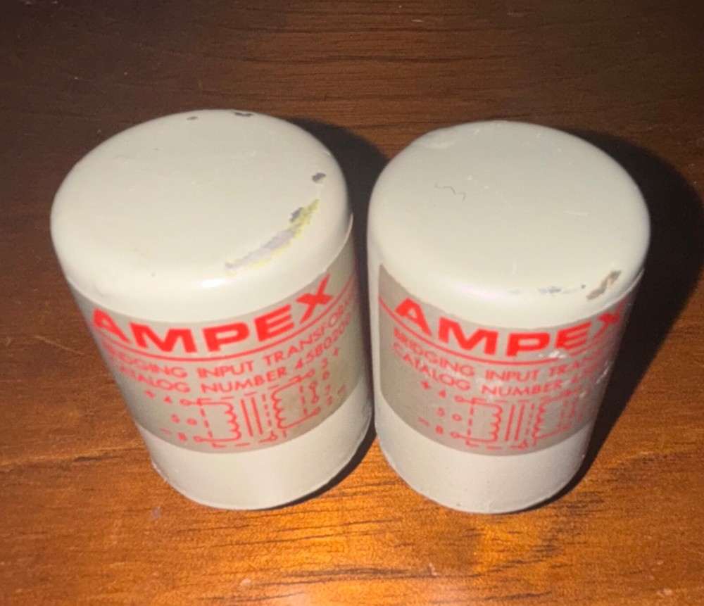 Matched pair Ampex  4580200-01 plug-in Line Input Transformers