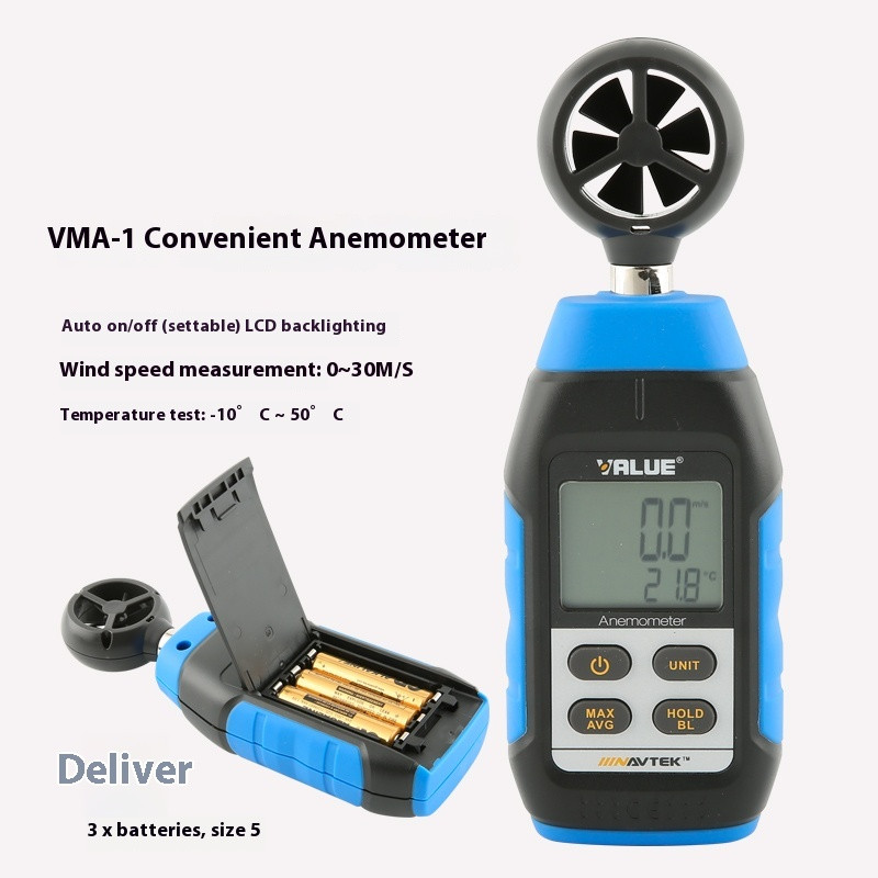 AnemometerHandheld AnemometerNoise MeterDecibel Tester Instruments Tool