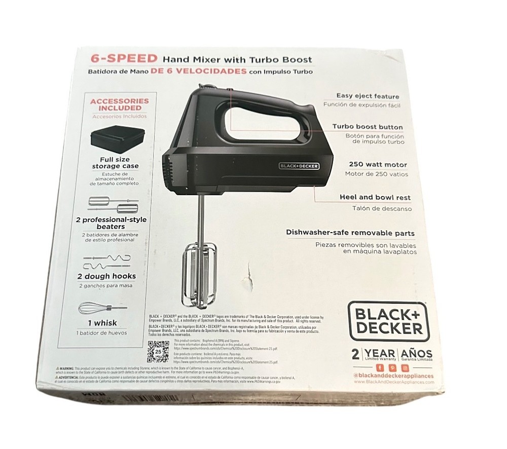 Black+Decker™ Hand Mixer with Turbo Boost