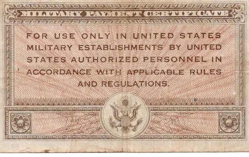 MPC Series 461 $1 Note