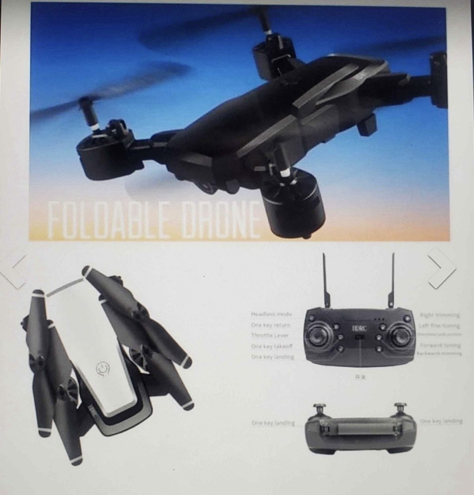 HDRC Foldable RC Quadcopter Drone 1080P Camera Remote Headless Mode