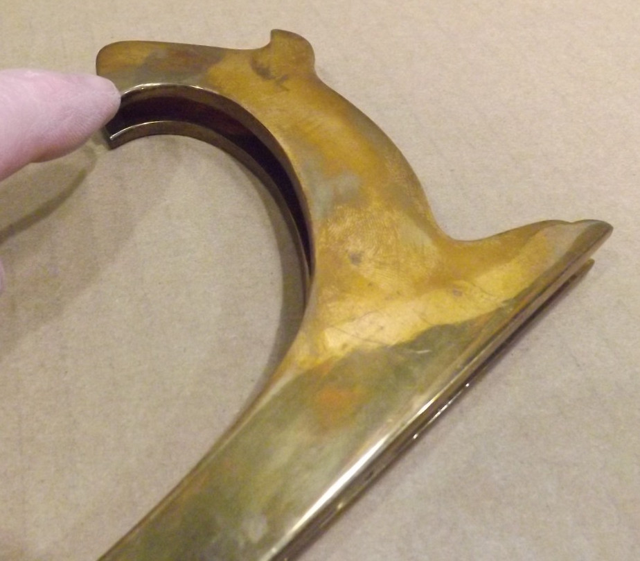 Solid Brass Picture Frame Easel Stand
