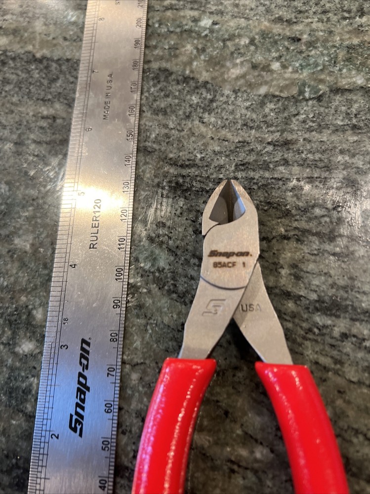 Snap On 85acf 5" vector edge diagonal cutter red