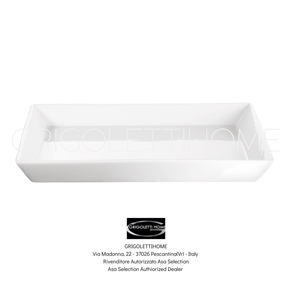 Asa Selection 250° Plus Poletto - Rectangular Serving Plate Oven Cm 27 X 17