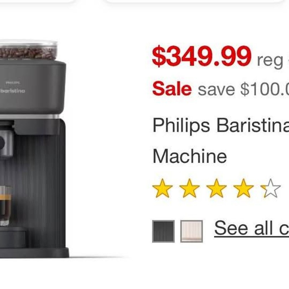 Philips Baristina Espresso Machine