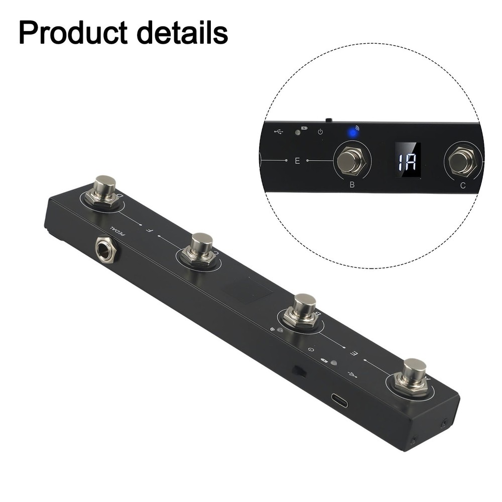 MVAVE Chocolate-MIDI-Footswitch Controller Extended Battery Life Easy //New