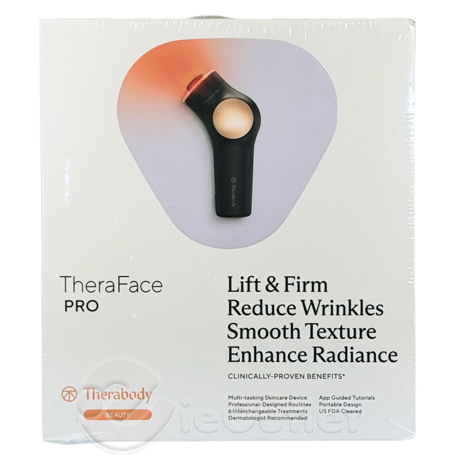 NEW Therabody TheraFace PRO Multi Use LED Facial Skincare Wrinkle Device - BLACK