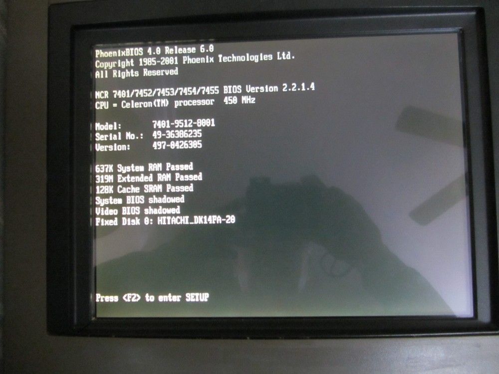 NCR POS Terminal 7401-2212-M766