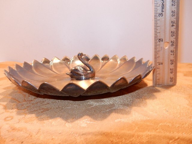 Reed & Barton 100 Silverplate Swan Dish