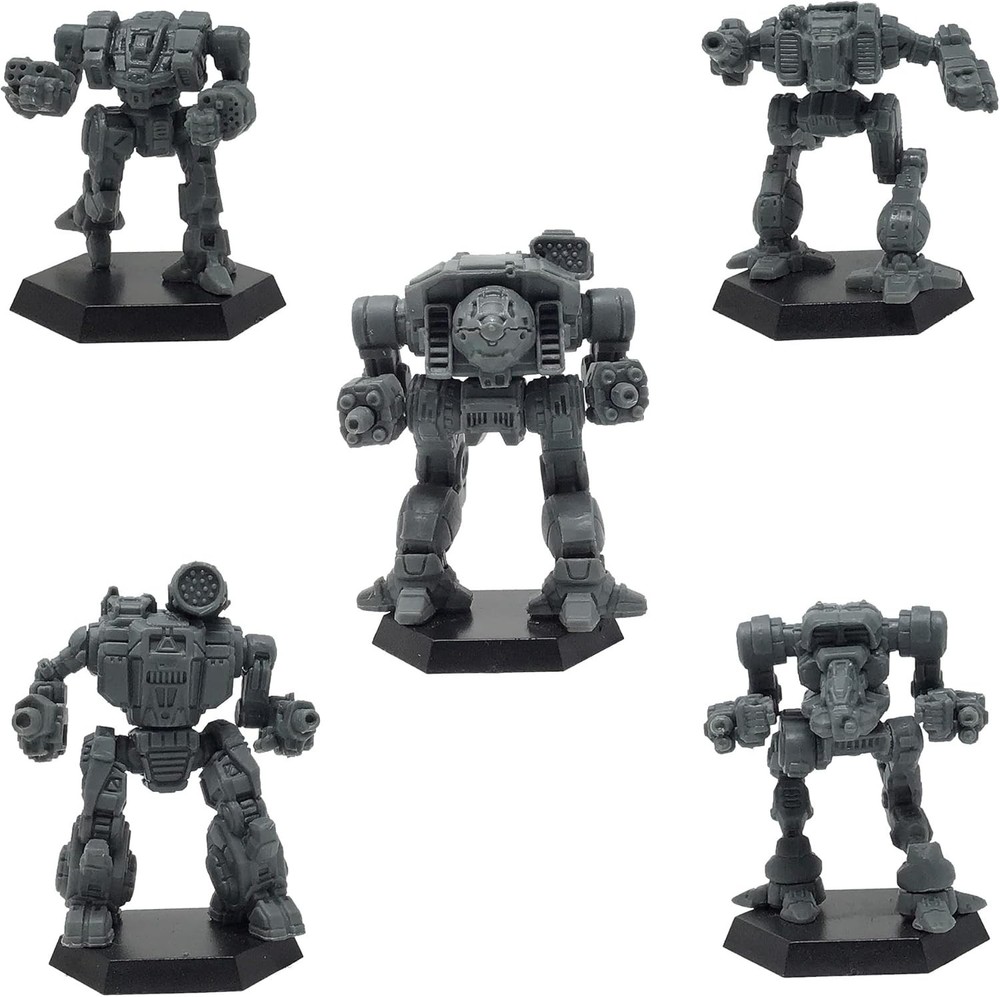 Battletech Clan Command Star Force Pack with 5 Fully Assembled Miniatures