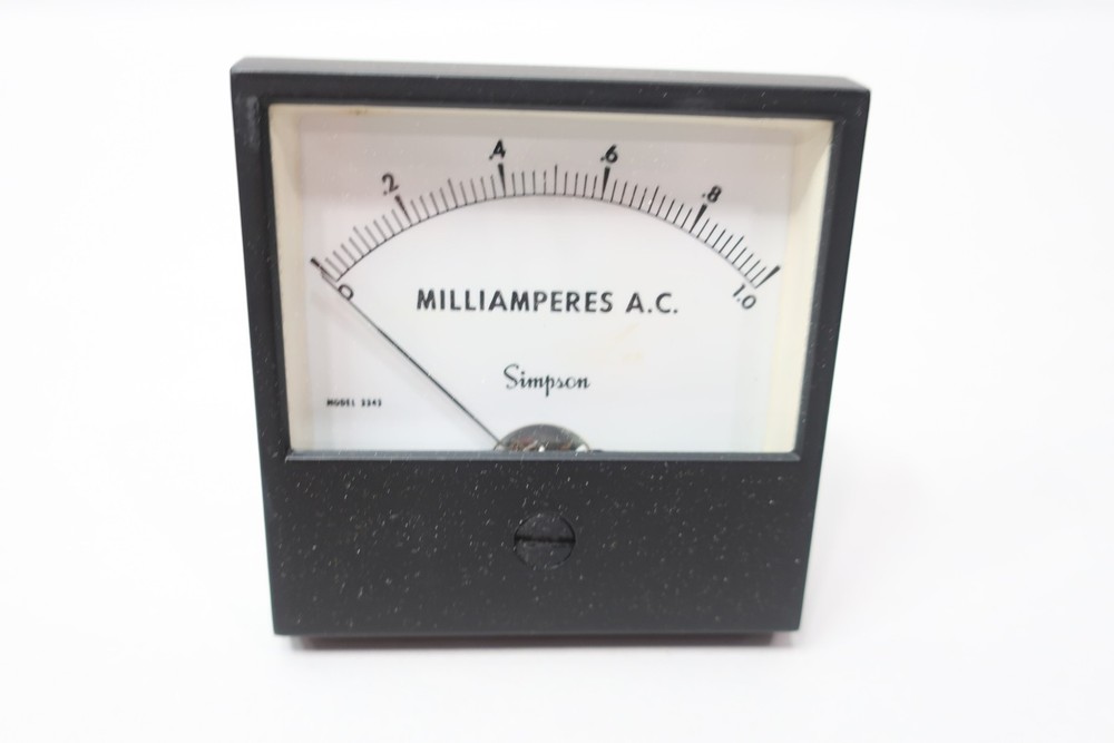 Simpson 16085 Ammeter 0-1ma