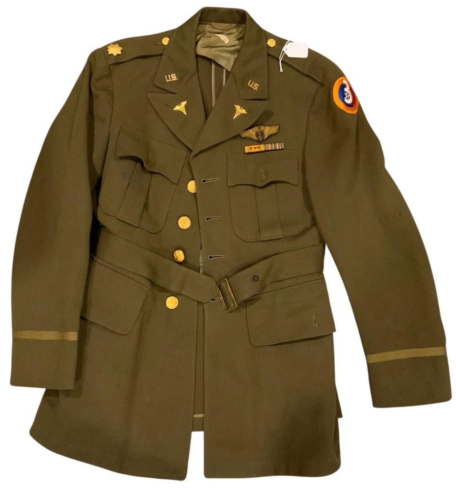 WWII Era 3rd Third Army Air Force Medical Corps Named Uniform