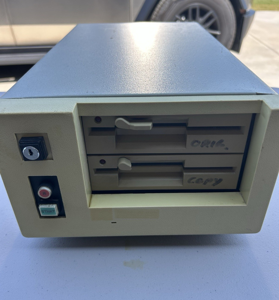 Vintage Dual Floppy Disk 5.25" Duplicator Copier IBM PC Software Circa 1985