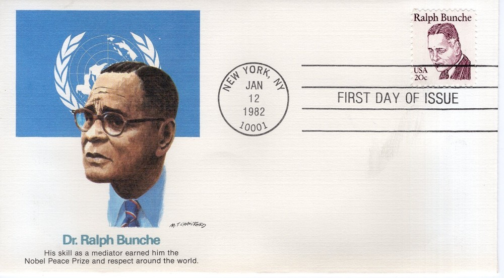 DR. RALPH BUNCHE  -  1982 - FW826