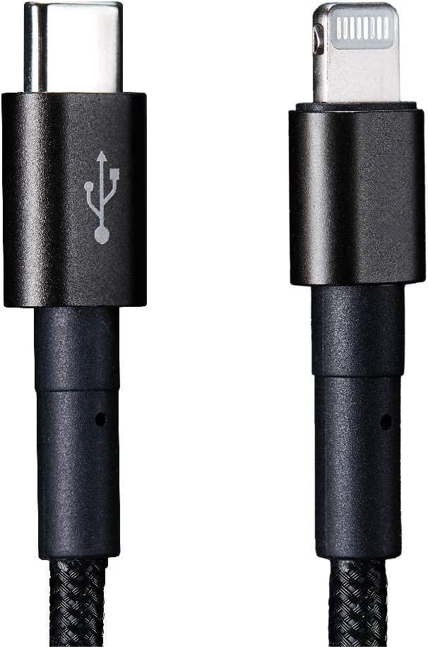 iCable CL100 BLACK LIGHTNING CABLE FAST CHARGING SYNC COR FOR IPHONE IPADDURABLE