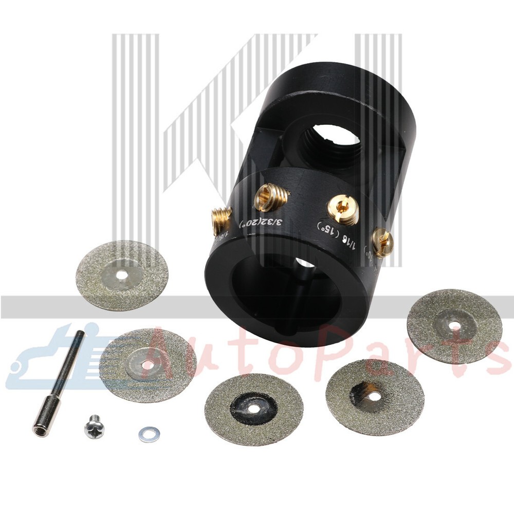 Tungsten Grinder & Sharpener Multi-Angle Offsets Head Tool Kit For TIG Welding