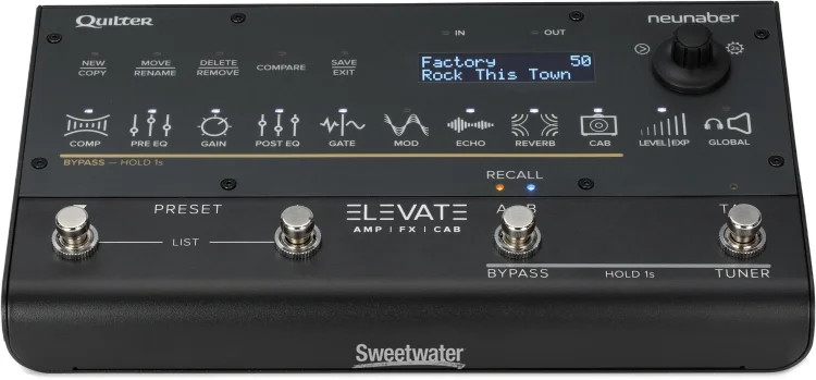 Quilter Labs Elevate Amplifier/Effects/Cabinet Emulator
