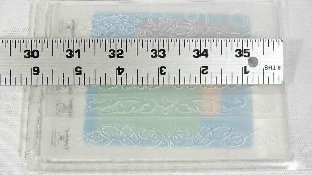 2009 Cuttlebug Embossing Borders Organic Flourish 37-1922