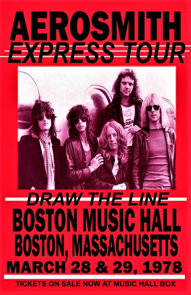 Aerosmith CONCERT POSTER 12"x18" Free shipping