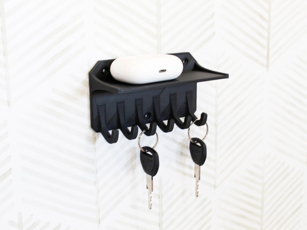 Key Shelf – 3D Printed Sleek Wall Organizer