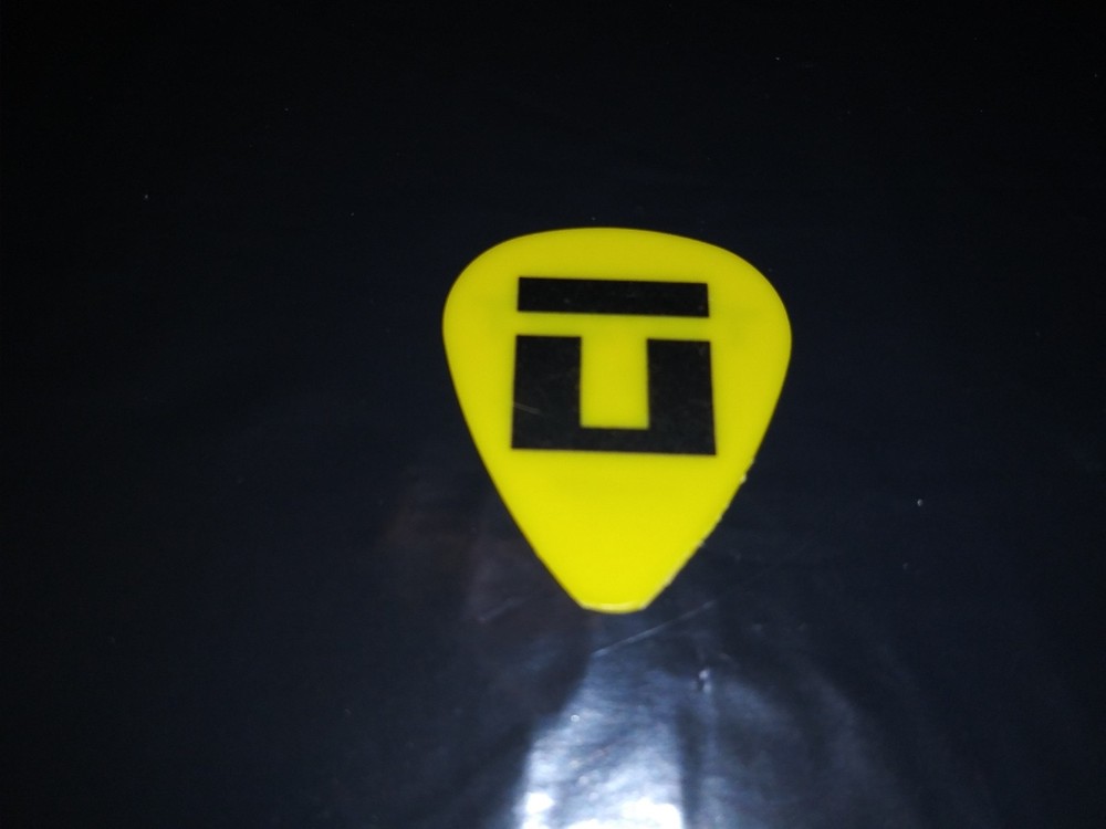 TRAPT Headstrong Band Logo Simon Ormandy Signature Stage Used Tour GUITAR PICK
