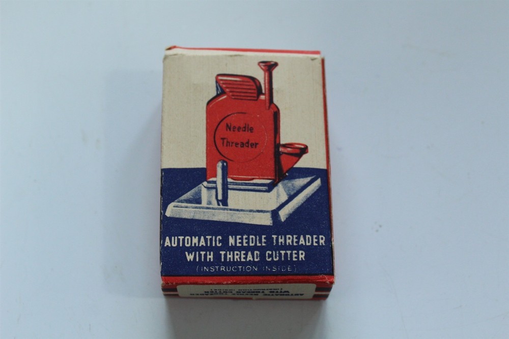 Vintage Automatic Needle Threader With Thread Cutter In Original Box