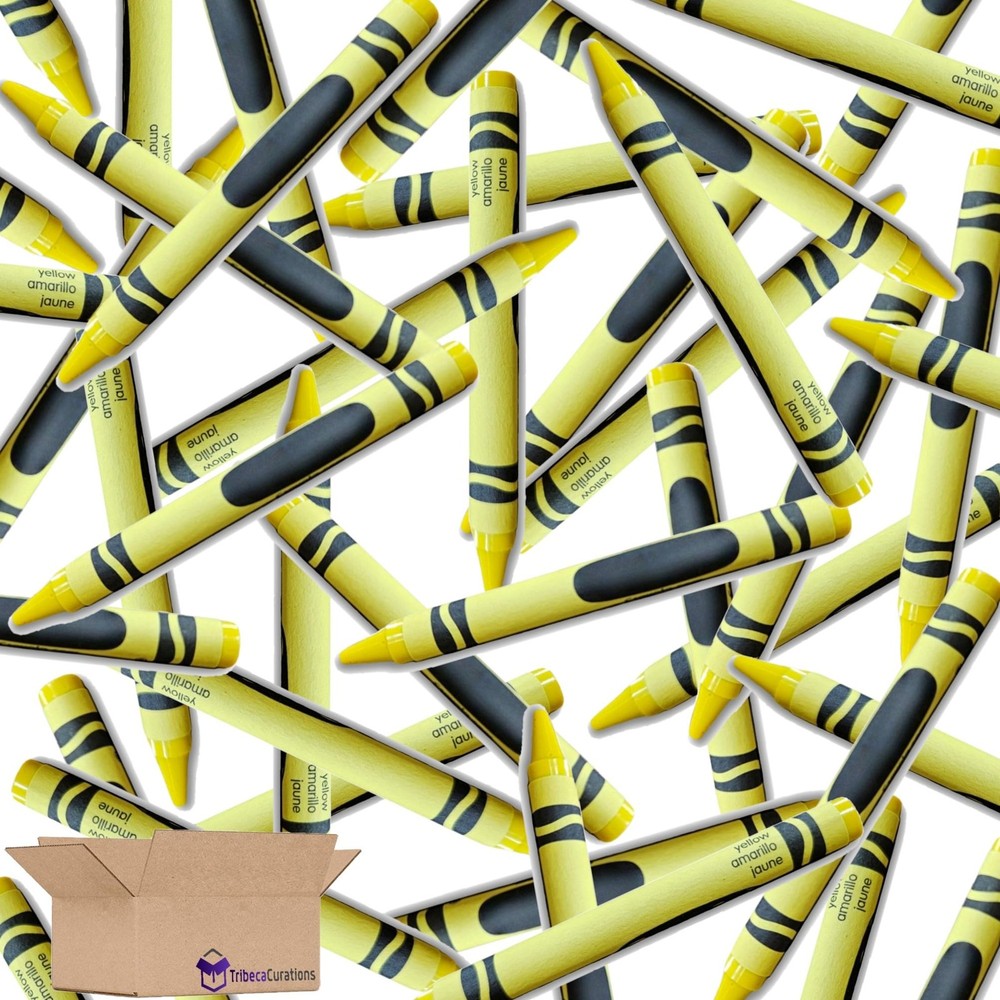 Yellow Crayon Bulk Value Pack | 100 Count