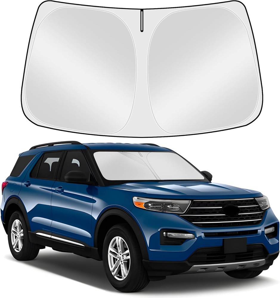 Foldable Front Window Sunshade Cover Sun Visor Protector For Mazda SUV & Sedan