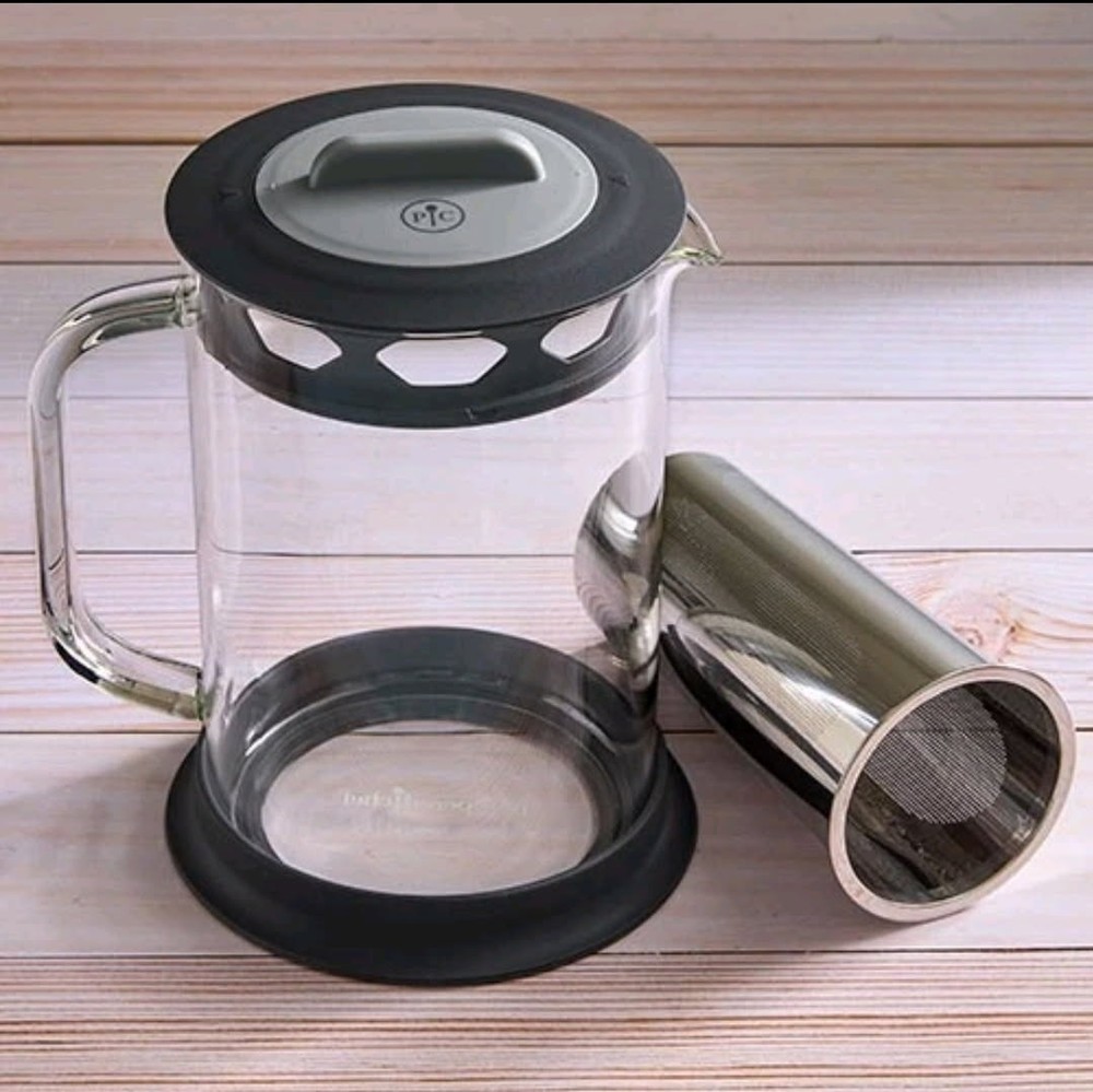 Pampered Chef Cold Brew Coffee Maker With Clear Removable Filter 101116