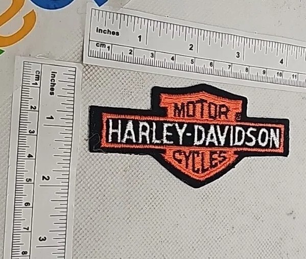 harley davidson 4" X 2" Patch Logo motorcycle biker vest patch