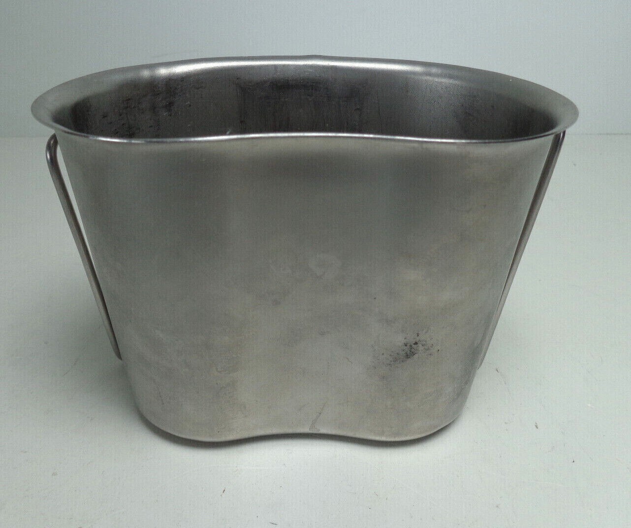 US Military Surplus USGI Stainless Steel 1 Qt Canteen Cup Made in USA EXCELLENT