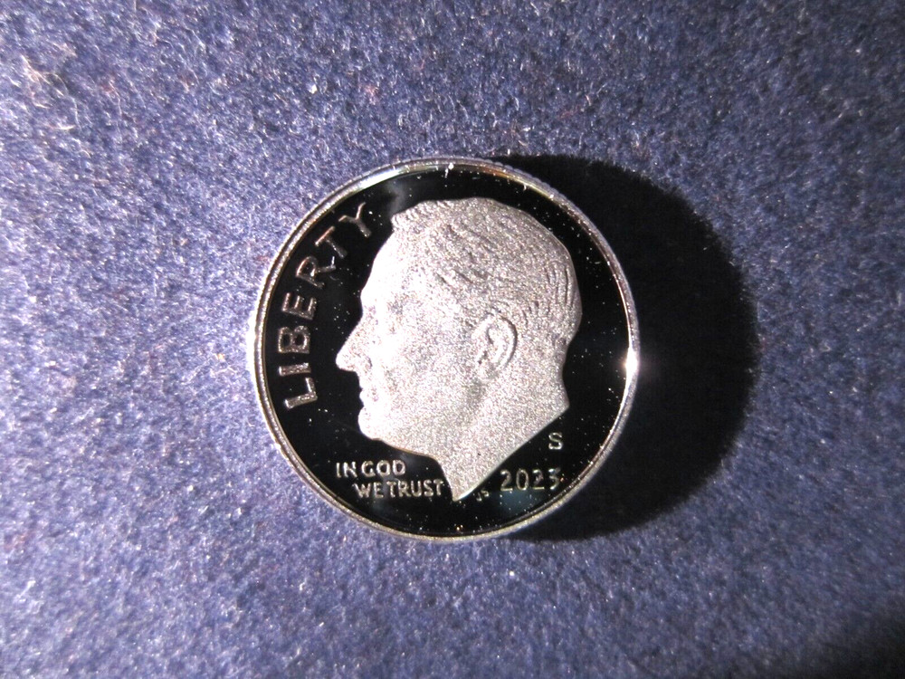 2023-S Silver Roosevelt Dime Deep Cameo Mirror Proof Upper Grading Range