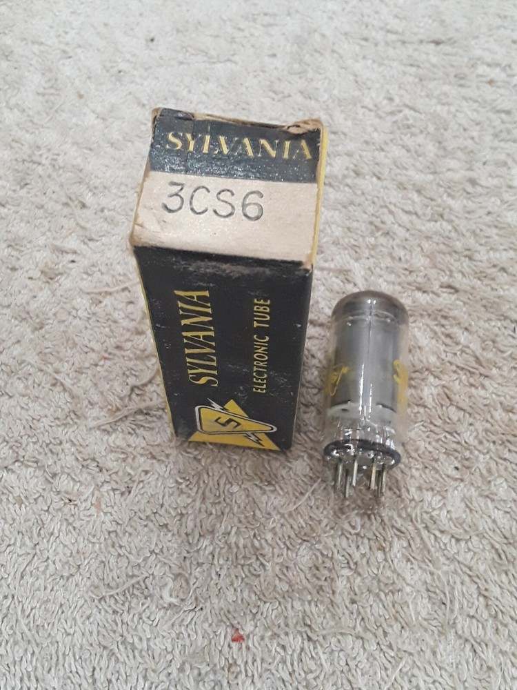 NOS Sylvania 3CS6 Vacuum Tube