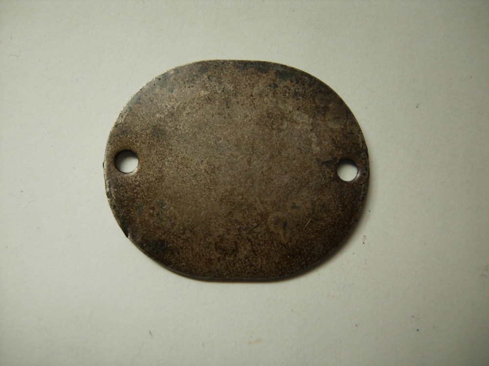 WW2 Coast Guard Sterling Silver Dog Tag - William Serle 2/43 USCGR - XB