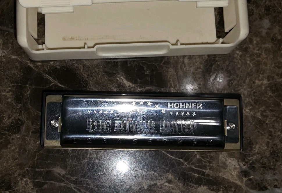 Hohner Big River Harp Harmonica With Case Made In Germany