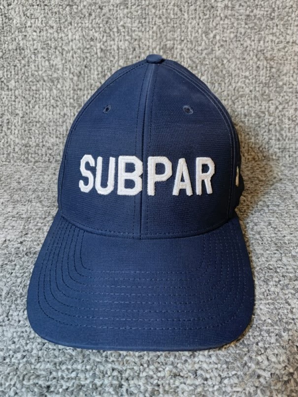 SUBPAR Golf Hat Golic Foundation AMERICAN NEEDLE Snap Back hat Blue