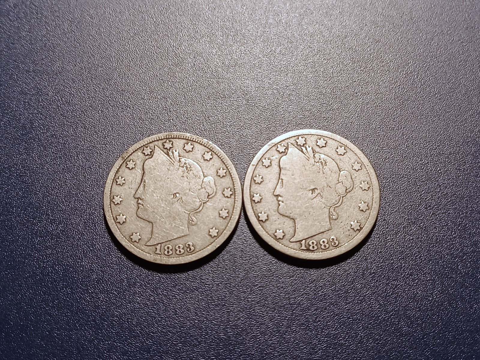 Good 1883 No/Cents & W/C Liberty Head Nickels