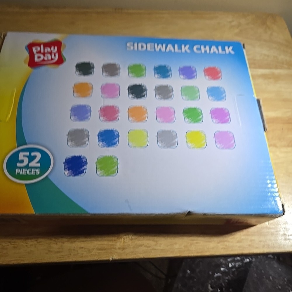 Play Day Ultimate Sidewalk Chalk Set 52 Pieces