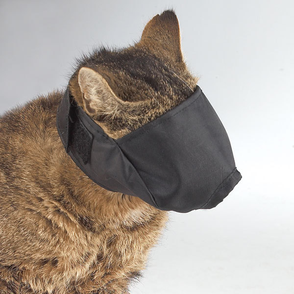 Soft Adjustable Cat Muzzles Perfect For Grooming Three Colors and Muzzle Sizes