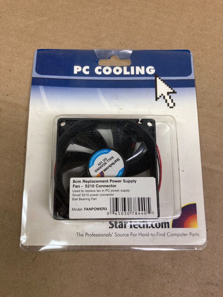NEW Computer Power Supply Replacement 80mm Internal Fan 12V DC 2-wire
