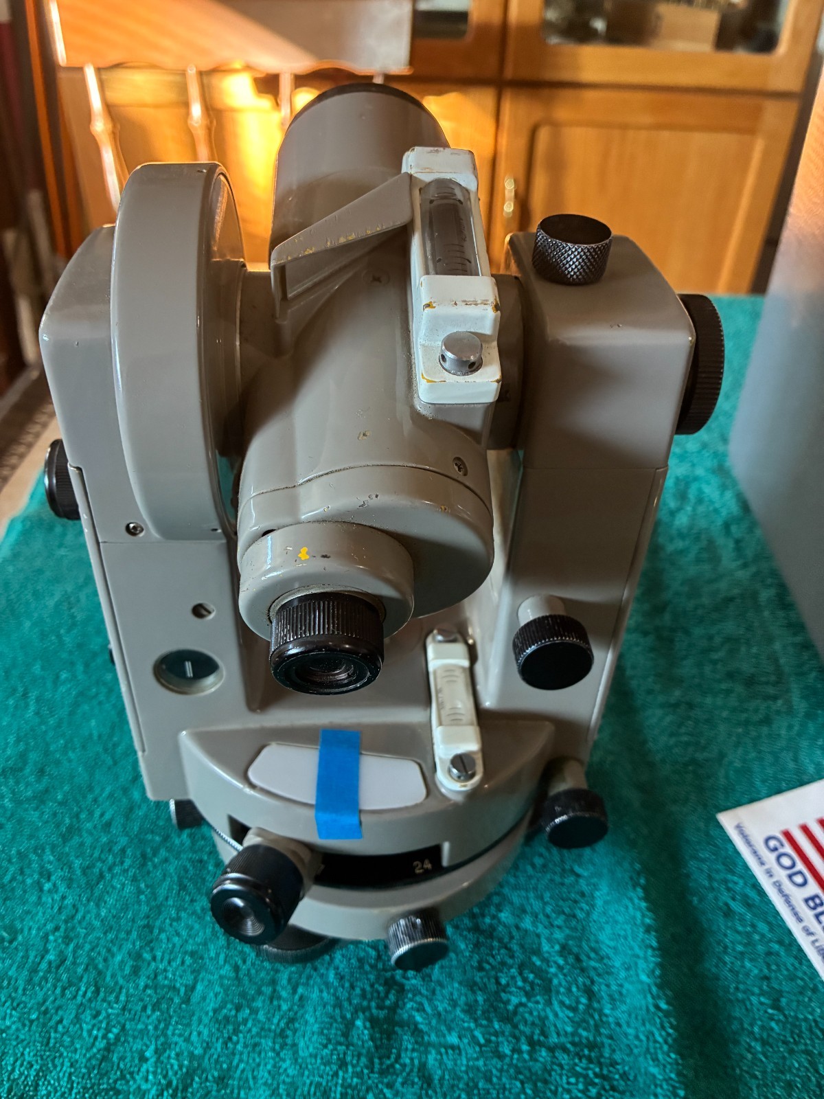 Dietzen optical Theodolite 25x... Model 6170 Sn 259839 with metal case
